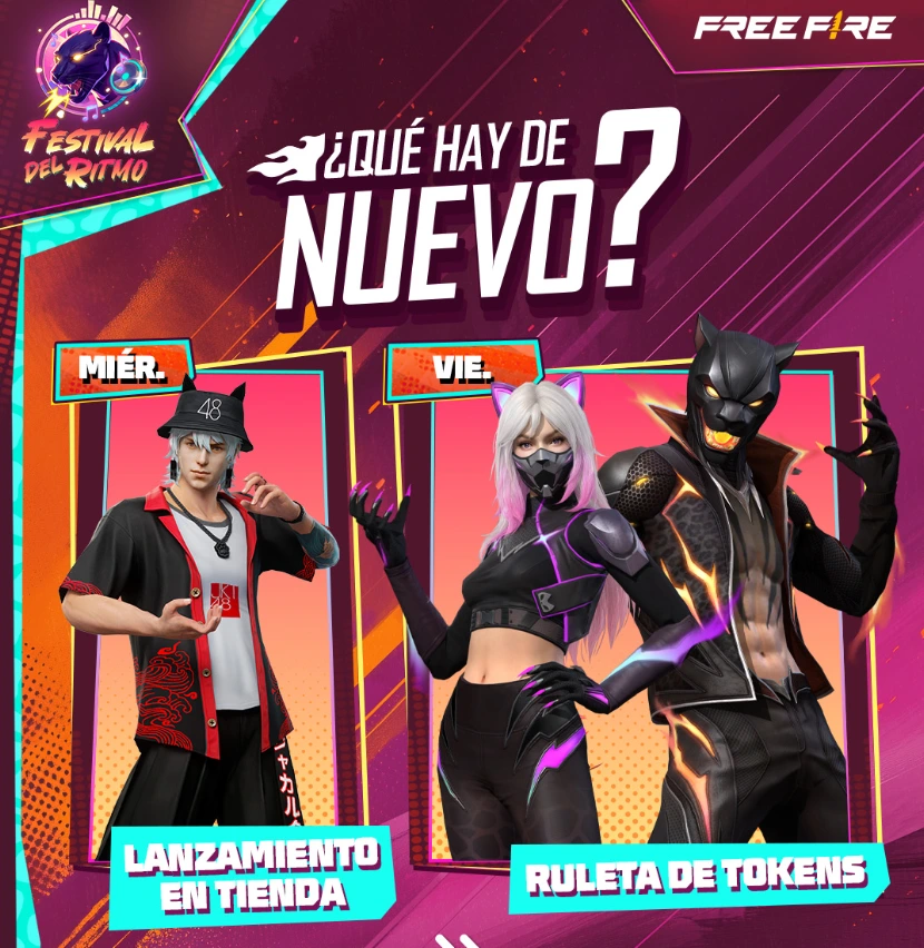 Agenda semanal Free Fire