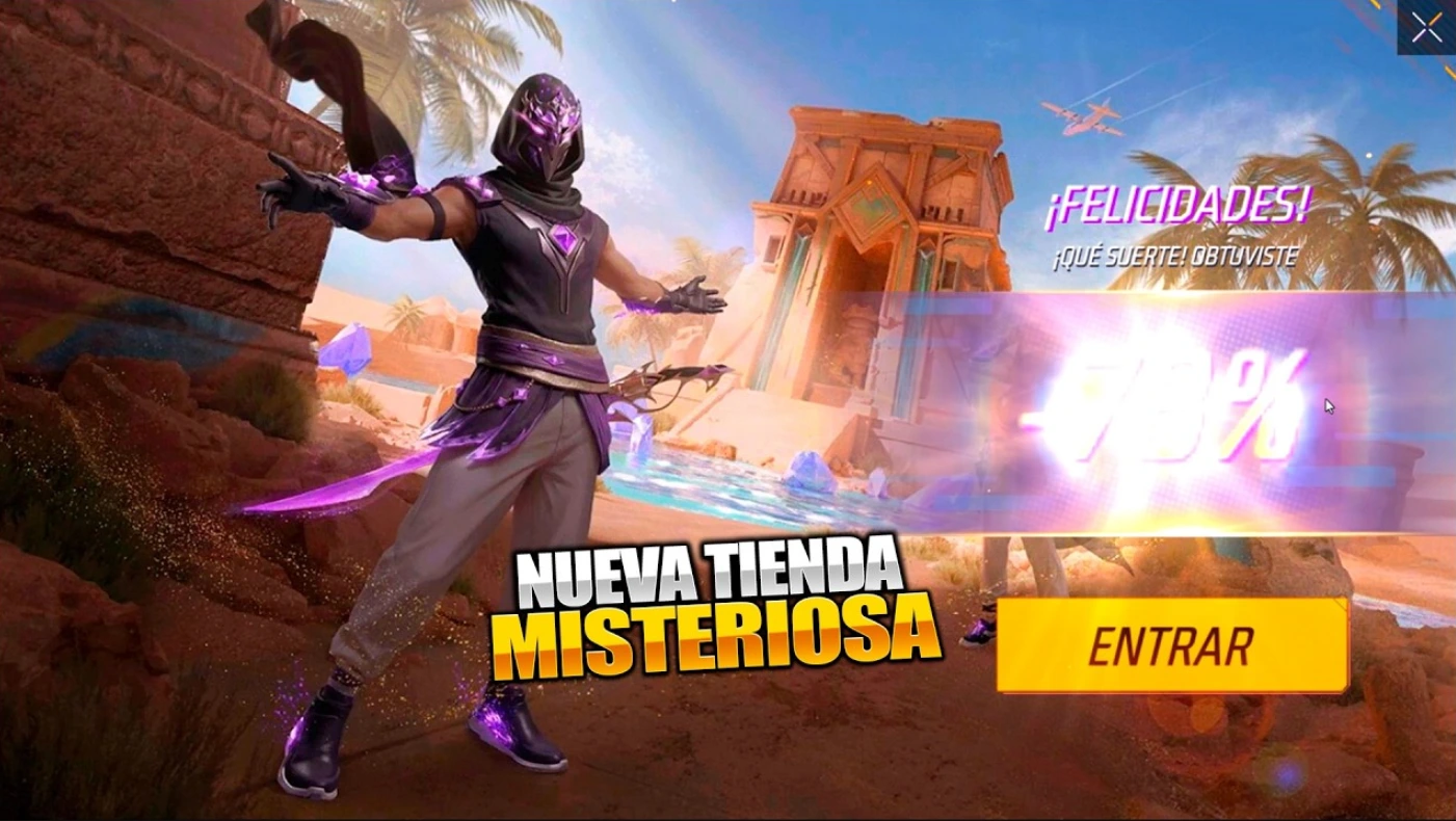 Nueva tienda misteriosa en Free Fire