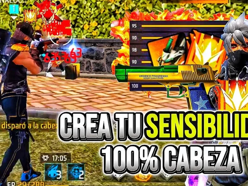 Crear la mejor sensibilidad para dar todo rojo en Free Fire